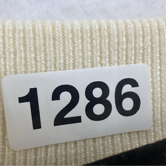 NWT Rebecca Taylor Off Shoulder Wool Blend Sweater Womens Large Beige - Picture 11 of 11